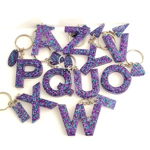 Zelda Letter Keychains, Resin Keychain, Hanging letters, Red Keychains