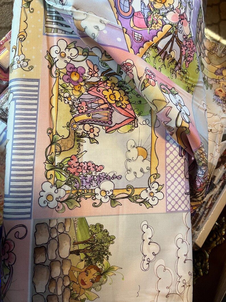 OOP Loralie Designs Royal Tea Panel 100% Quilting Cotton Fabric by the ...