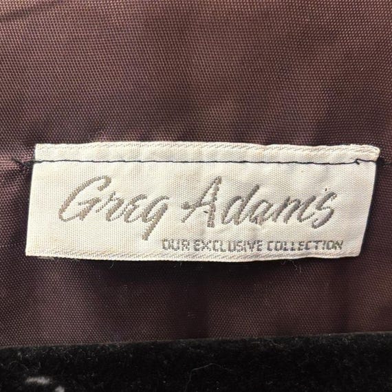 Vtg 80s Greg Adams Sequin Jacket Open Front Multi… - image 4