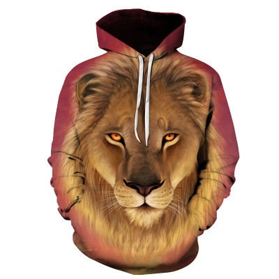 Lion top 3d hoodie