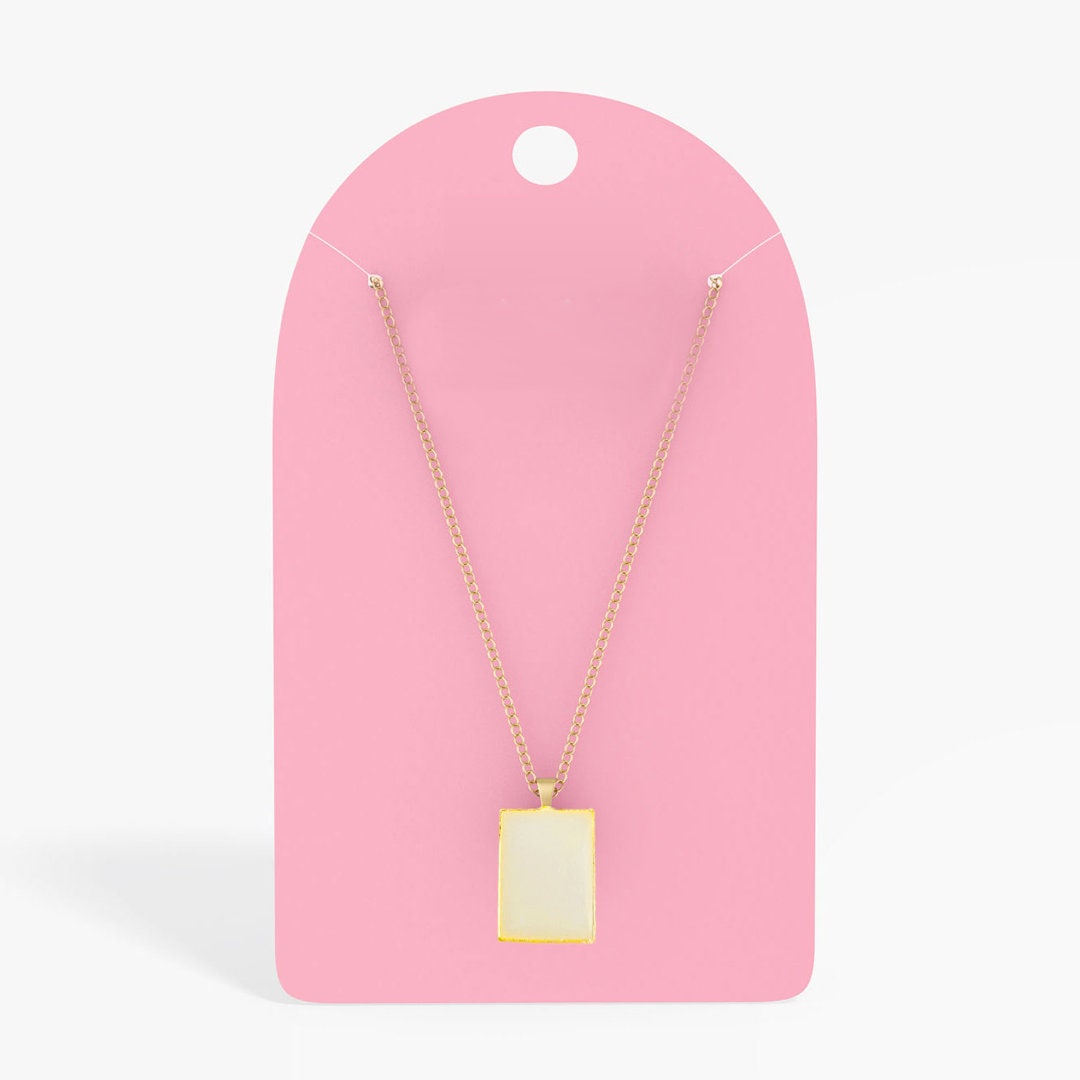 DIY Breastmilk Jewelry Kit With Rectangle Shape Pandant 