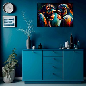 Artley Prints - Angry Roaring T-rex Astratto Stampe da Parete