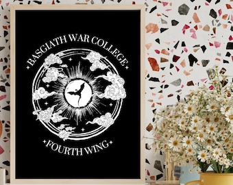Fourth Wing Basgiath College - Digital Prints