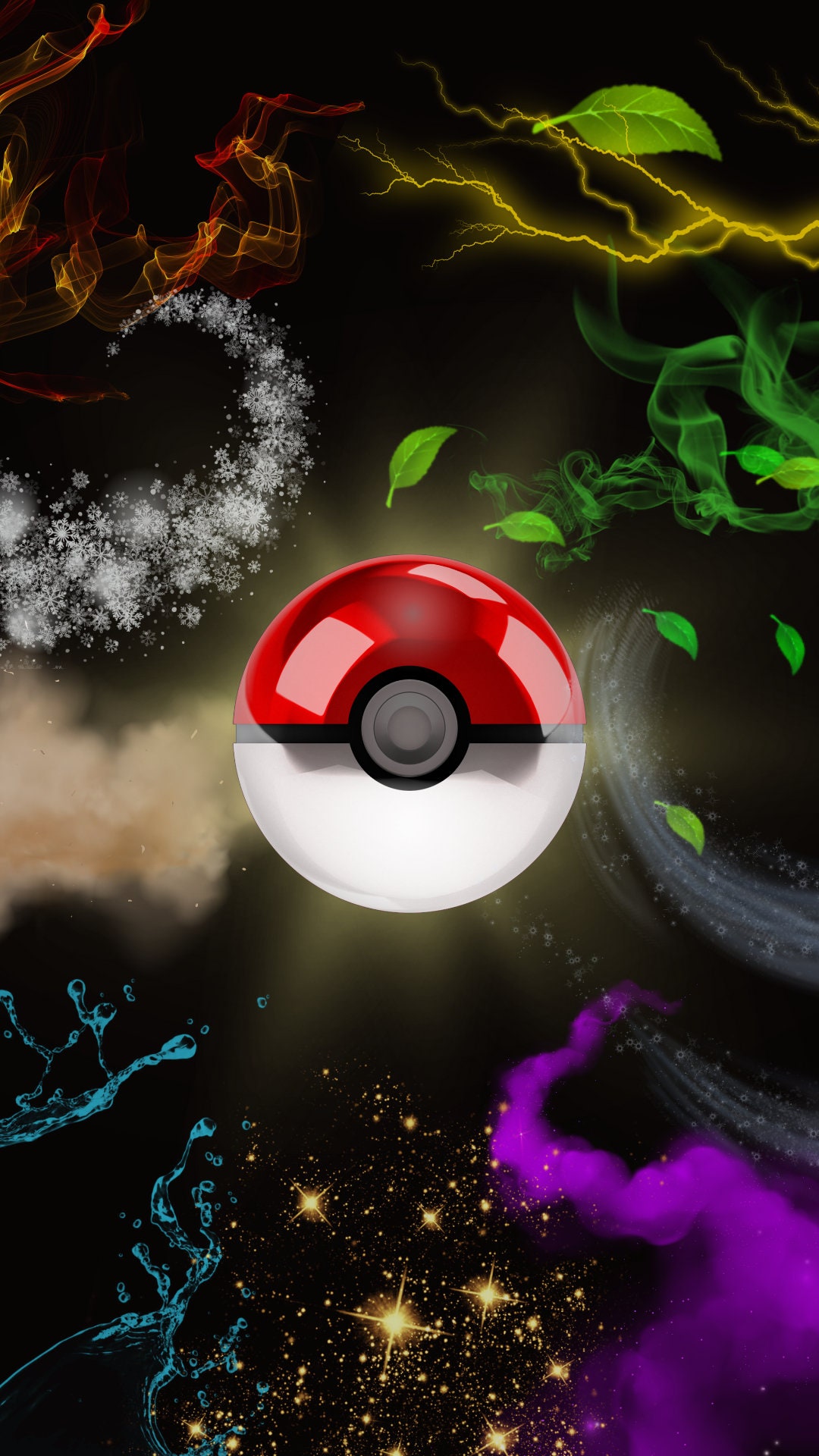 Pokemon Themed Phone Wallpaper - Digital Download - Etsy, image size:1080x1920