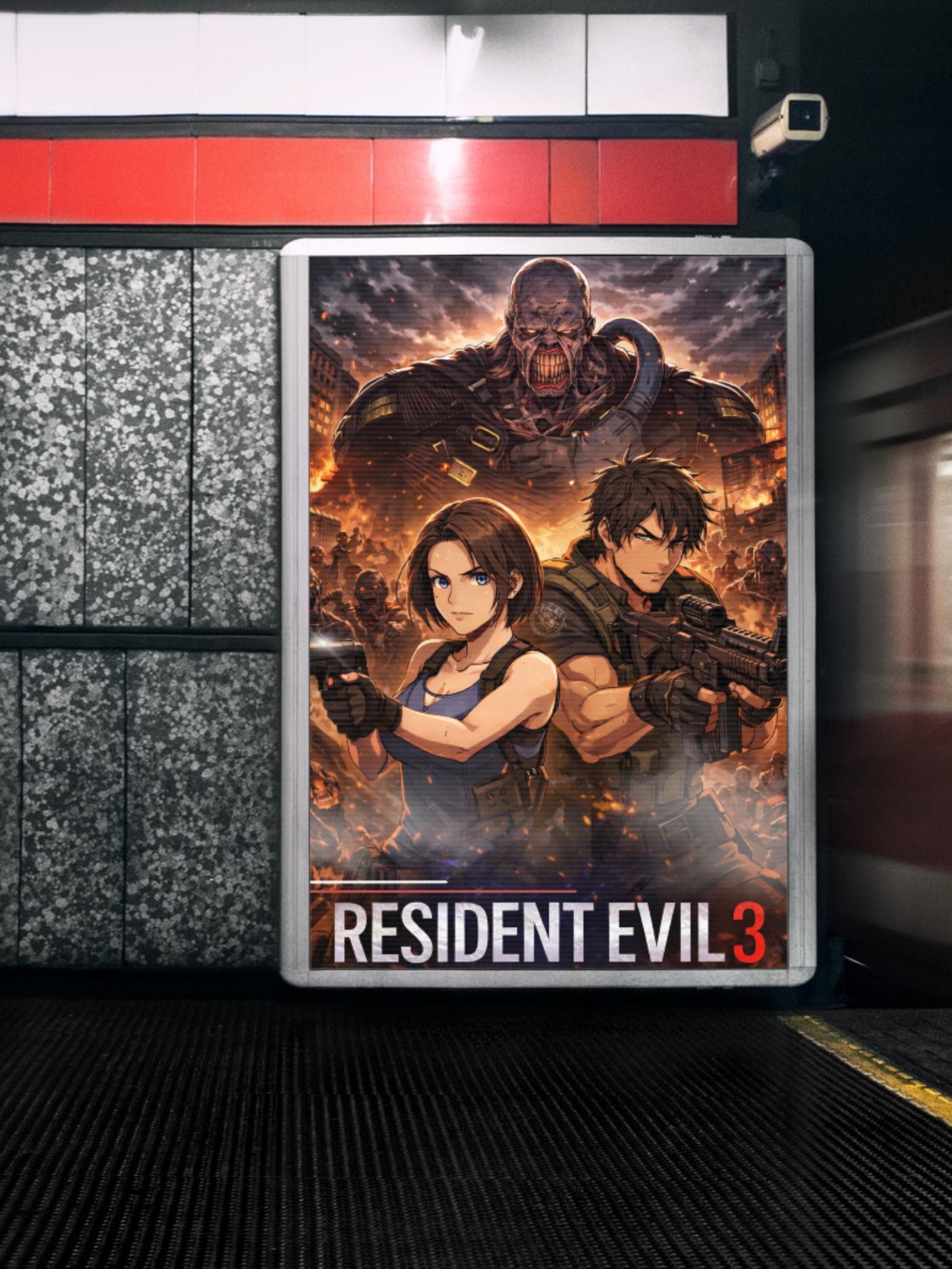 Resident Evil 3 – Anime Style Digital Art Prints - Etsy