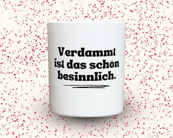 Kerzen der Herzen | Lustige Duftkerze | Verdammt, ist das schön besinnlich. | Geschenk | Duftkerze mit Spruch | 100% Sojawachs