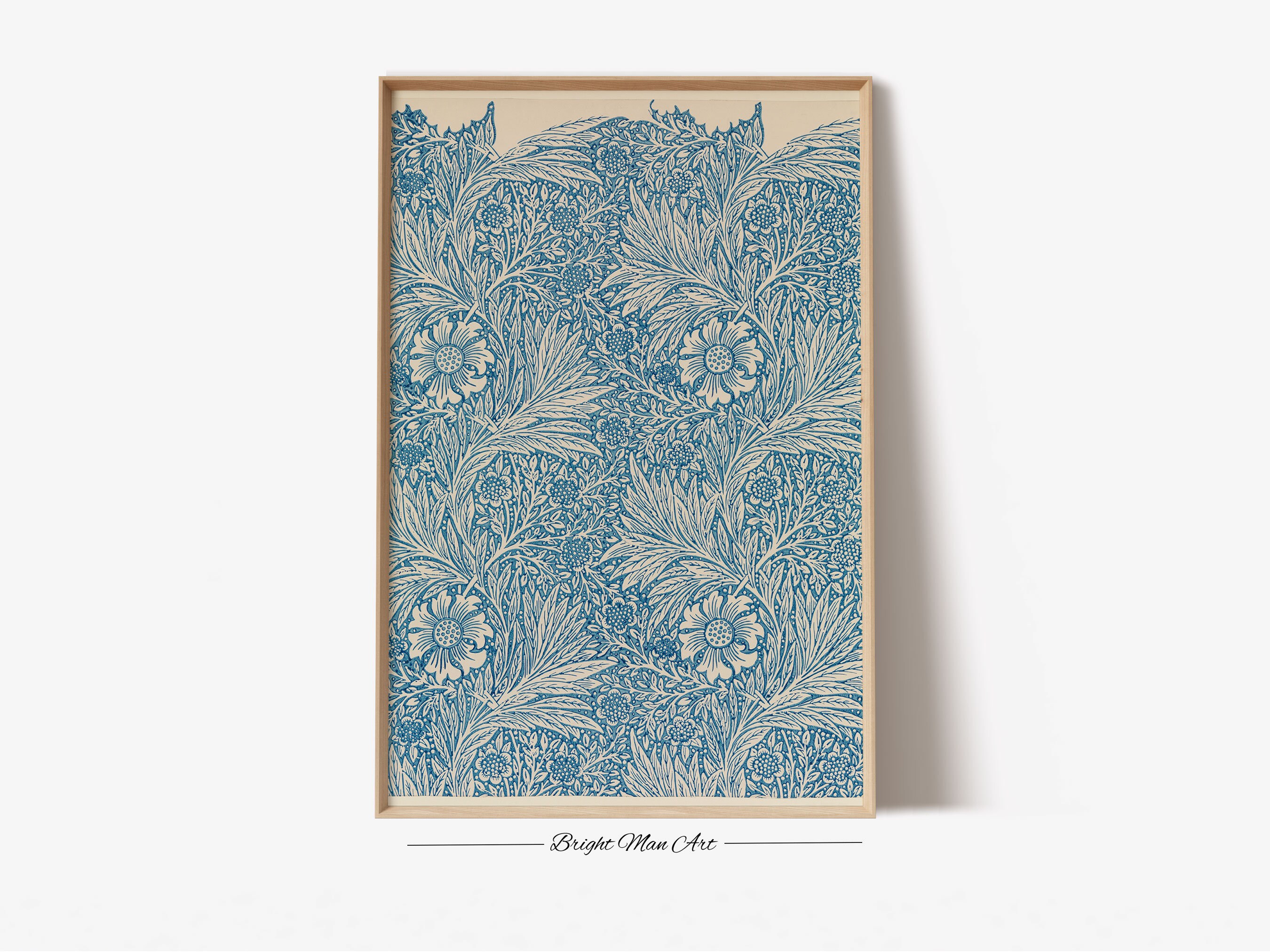 Vintage Printable Tapestry Art Print Neutral Botanical Pattern Wall ...