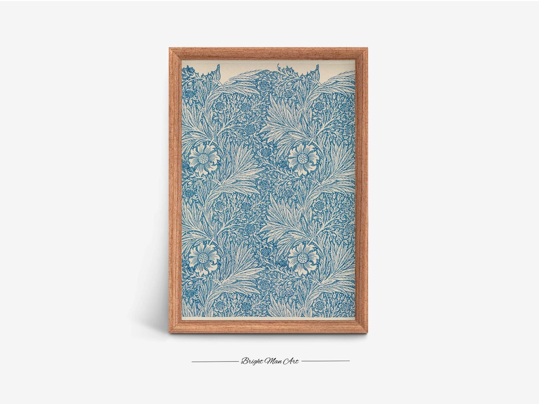 Vintage Printable Tapestry Art Print Neutral Botanical Pattern Wall ...