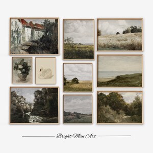 French Country Gallery Wall Art Set Vintage Living Room Decor PRINTABLE Collection of 10  Digital DOWNLOAD | 227 GS 10-2