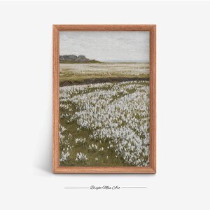 peinture de paysage vintage, art mural imprimable, art téléchargeable vintage, P148