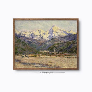 The Valley Vintage Wall Art Home decor  painting  Digital Print 19th century Downloadable Art Vintage Art P384