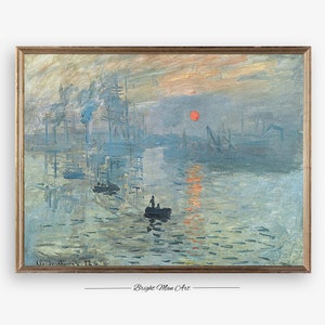 Ocean Art Impression painting Downloadable Art Digital Art Painting on Canvas Wall Art P338