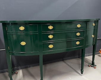 Drexel Hepplewhite Federal Sideboard - Professionally Lacquered