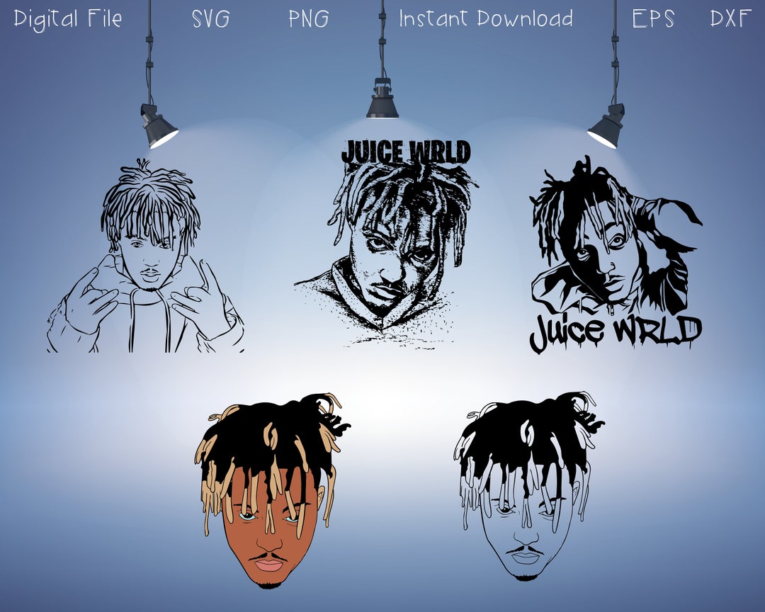 Juice Wrld Svg Bundle Juice Wrld Svg Juice Wrld Png Wrld Cut File Svg
