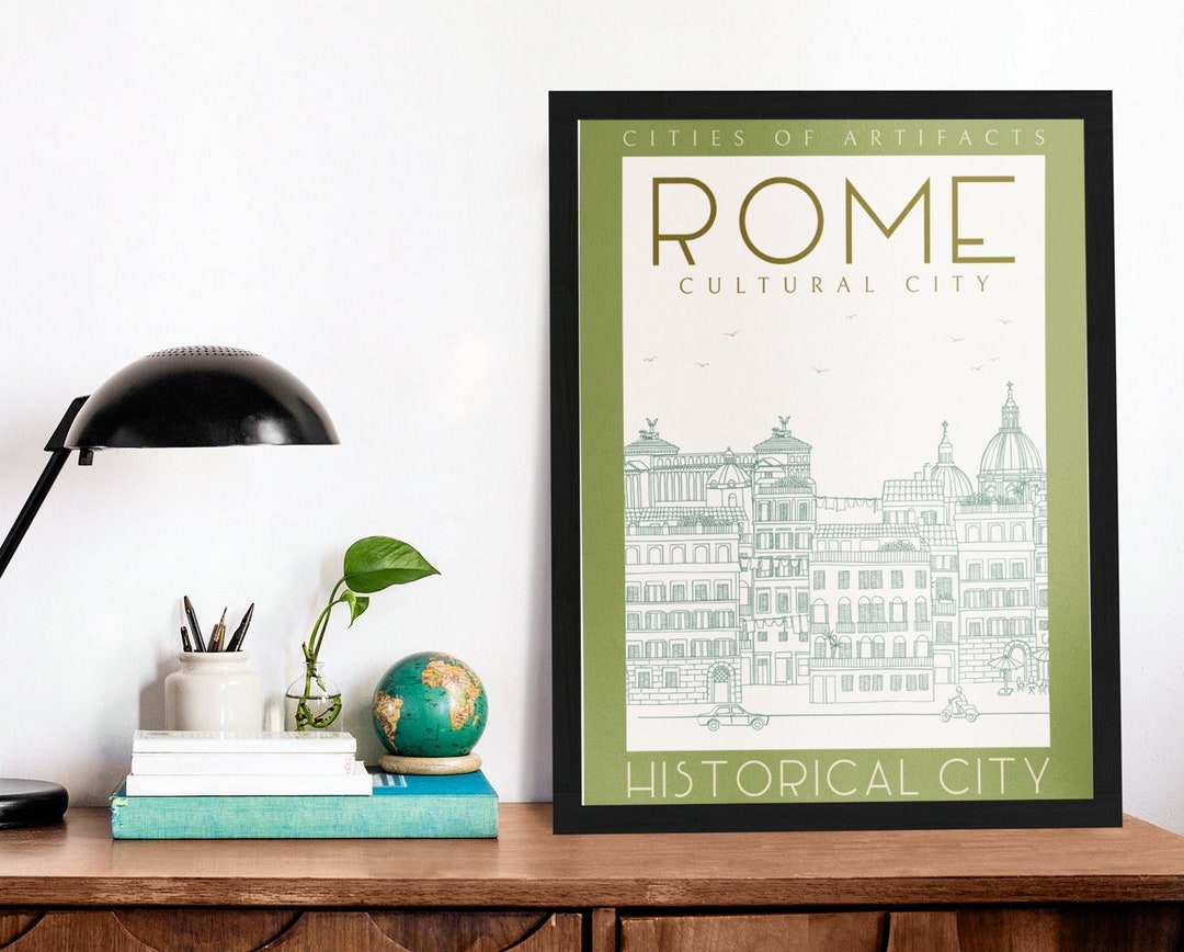 Wall Prints Rome Rome Printable Art Poster, Digital Art Download, Rome Poster, Rome Wall ...