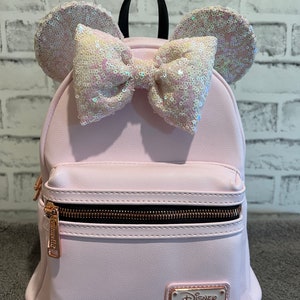 Loungefly Disney Pink Holographic Backpack NWT