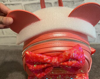 Loungefly Disney Parks Coral Sequin Backpack RARE HTF NWT Etsy