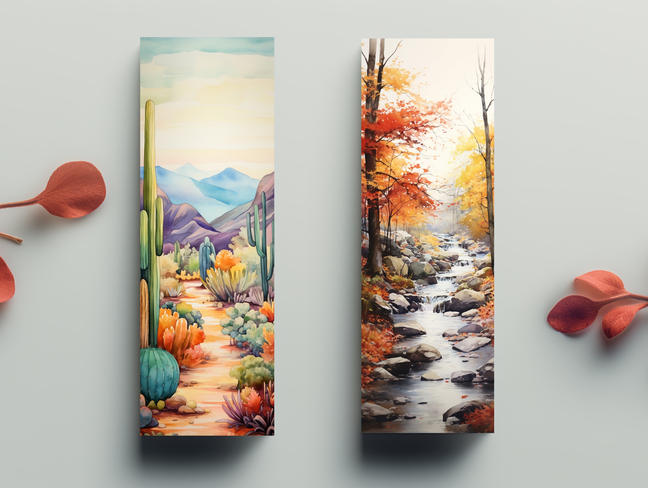 American Landscapes Bookmarks 20 Printable Bookmarks Digital Download ...