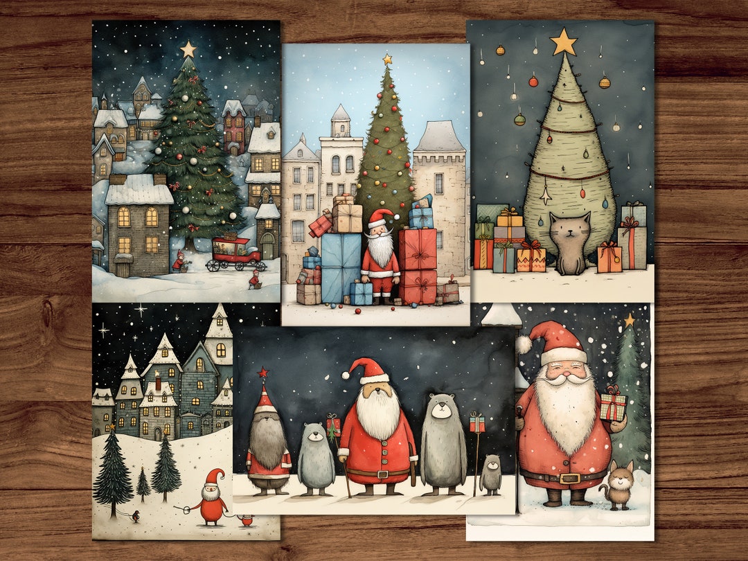 Funny Christmas Postcards 
