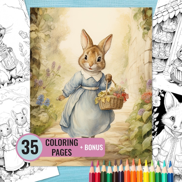 Beatrix Potter Printables - Etsy