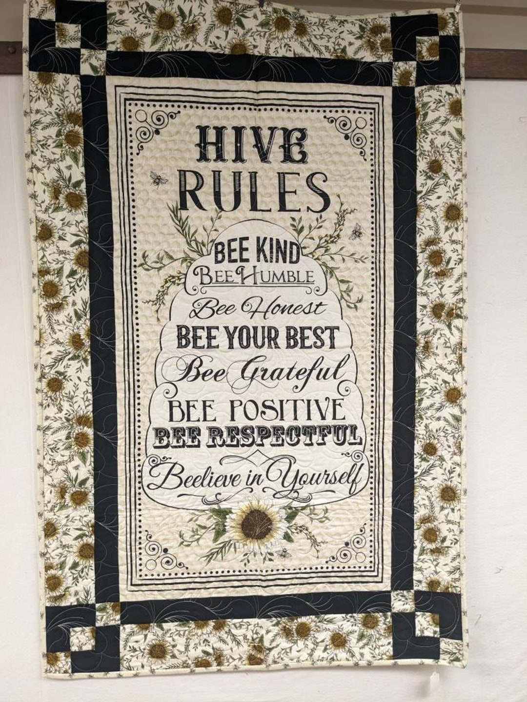 Hive Rules.pdf Hive Rules Wall Hanging - Etsy