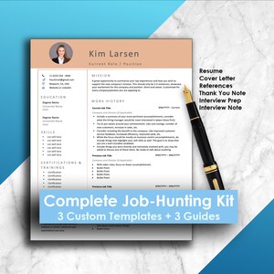 Creado por un director de recursos humanos, plantilla de currículum, currículum en blanco, plantilla de carta de presentación, plantilla de referencia, plantilla de CV, currículum vitae - Tan Top Bar