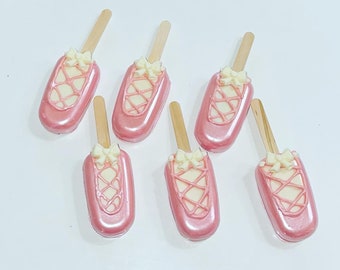 Cakesicles I Ballerina-Themen-Cakesicles I Tanz-Cakesicles I Ballettschuh-Cakesicles