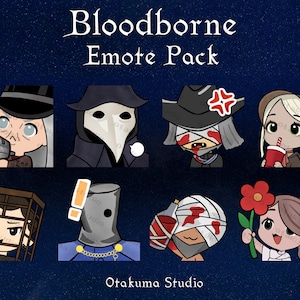 Bloodborne Emote Pack - Discord, Twitch, YouTube Emotes