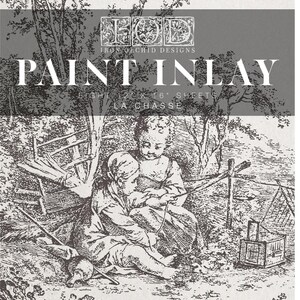 La Chasse - IOD Paint Inlay - La Chasse 8 Sheets Iron Orchid Design  - 1.00 shipping available