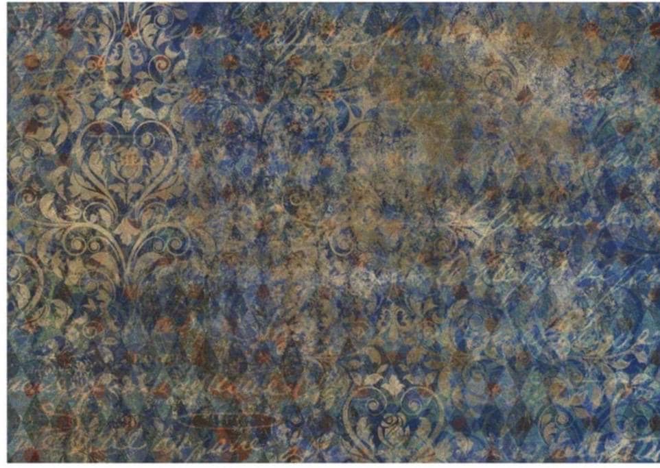 Decoupage Rice Paper ∙ Blue Harlequin - 0079 - Decoupage Queen Rice ...