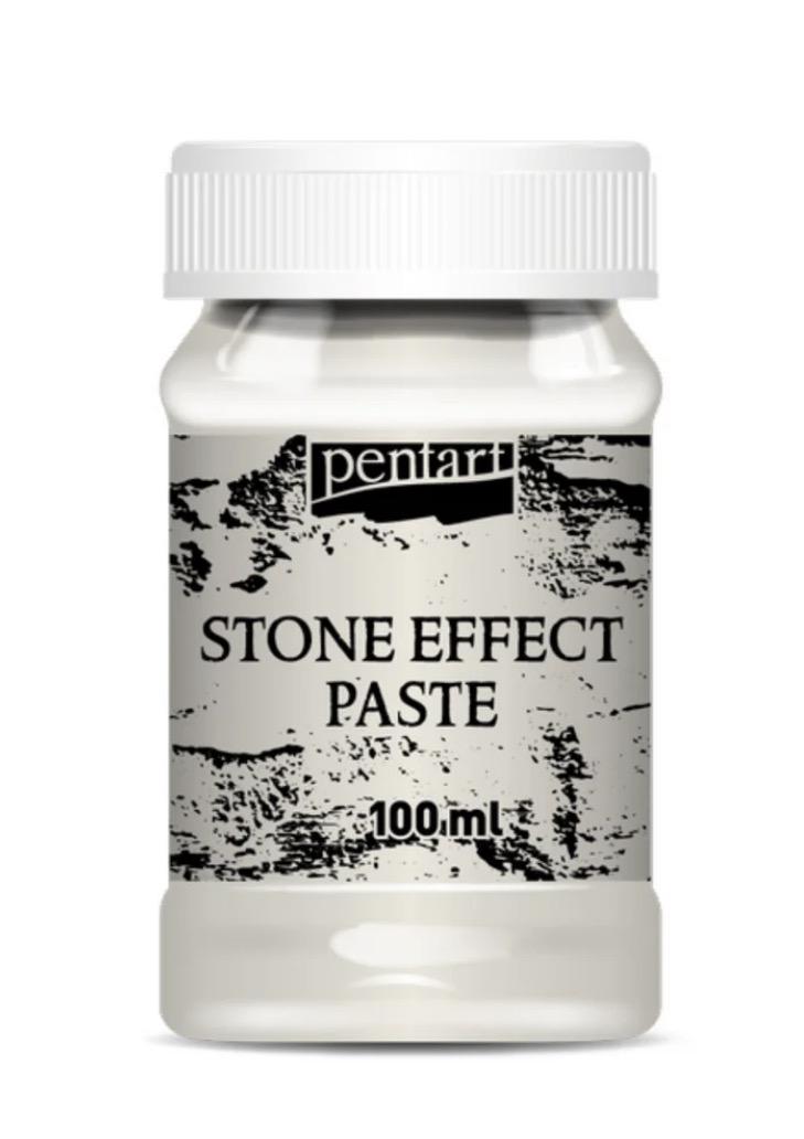 Limestone -  Stone Effect Paste Pentart | marble  | 100 ml | 3D patterns | stencils | sculpture| crafts | collage | mixed media | scrap