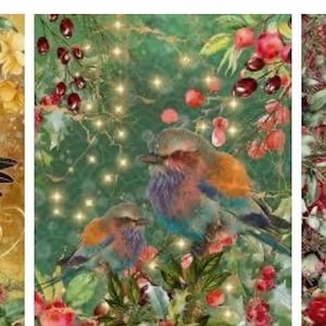 Christmas Tweetings - 3 Sheets  (Made by Marley) - 1.00 Shipping Available
