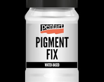 Pigment Fix  | Pentart | 100 ml | Use with Pigment powders ~  Waterbased | DIY | Journal | scrapbooking