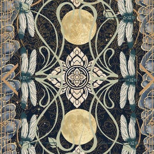 New 2024 Moon Struck  Decoupage Paper - A3 Size 16.25 x 11.25 inches.- Three Design Sheets In one package   (Made by Marley)
