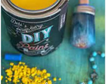 Debi's DIY Paint -  Queen Bee Color in 3 Sizes | clay based paint | yellow