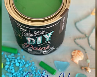 Debi's DIY Paint - Clay based paint  -  Salty KISS Color in 3 Sizes | green
