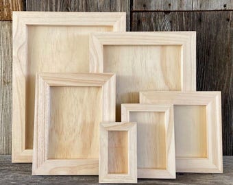 IOD Wood Gallery Blank | 7 Different sizes | picture diy wall art sanded