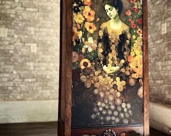 Bathed in Gold Decoupage Paper   (Mint by Michelle) - 1.00 Shipping Available *A1 or A3 size