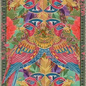 New 2025 Feathers Decoupage Paper - A3 Size 16.25 x 11.25 inches.- Three Design Sheets In one package   - Made by Marley