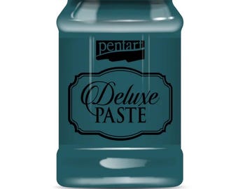 Emerald -  Stencil  Paste Pentart  Deluxe paste Texture paste | 100 ml | 3D patterns | stencils | crafts | collage | mixed media |