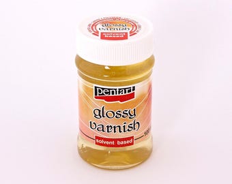 Antique Glossy Varnish, Solvent Based, Gloss, Varnish | Pentart | 100 ml
