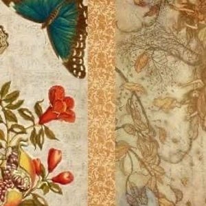 RETIRED Fall Project Blocks - Roycycled Decoupage Tissue Papers - ROY 33 Large Format 21x29 Inches