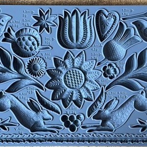 A New IOD Release Q2 2023  -Primitive - IOD Mould - 6 x 10 Silicone Mould -  Iron Orchid Design  - 1.00 shipping available