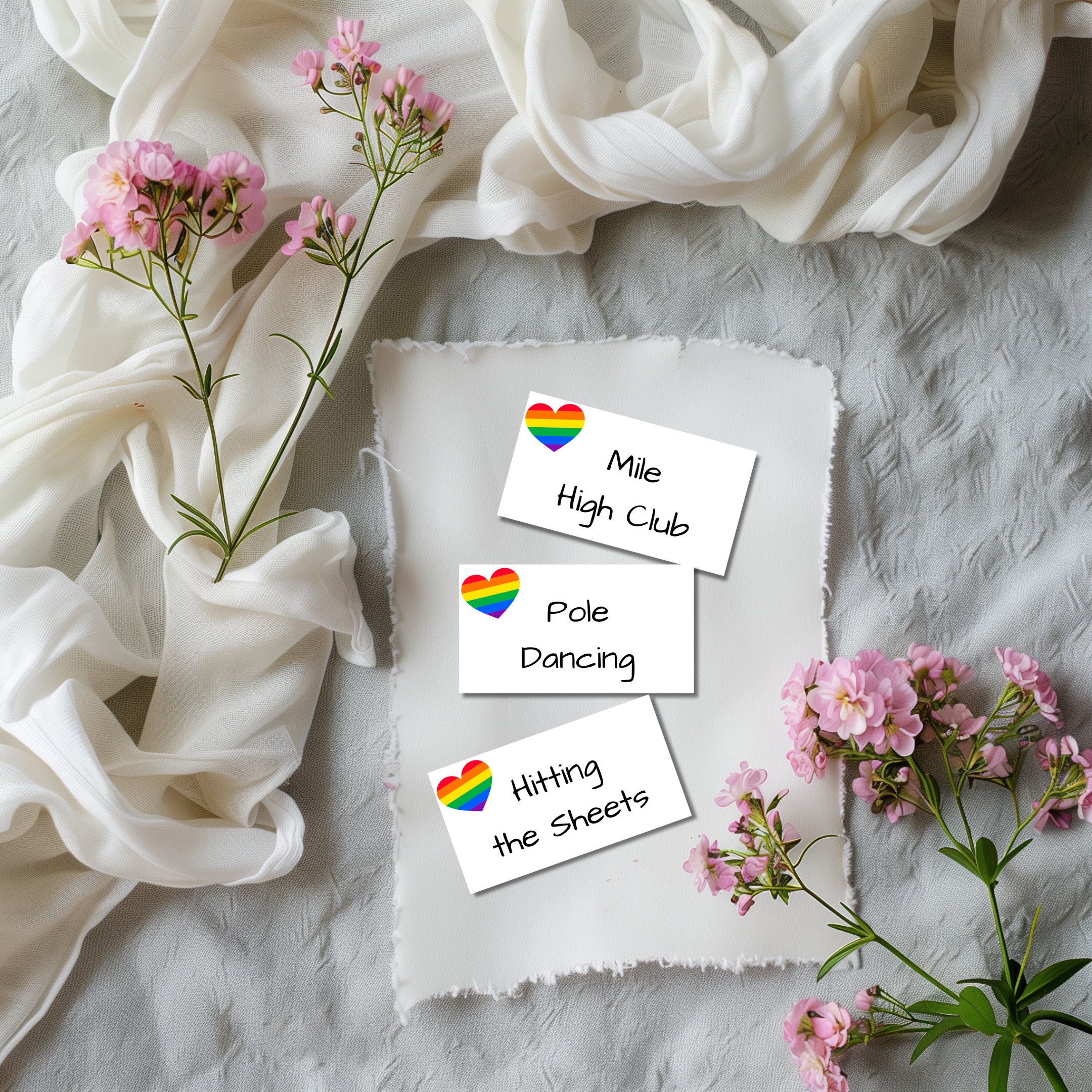 Adults Only Dirty Charades, LGBTIQA, 100 Printable Naughty Hen Party ...