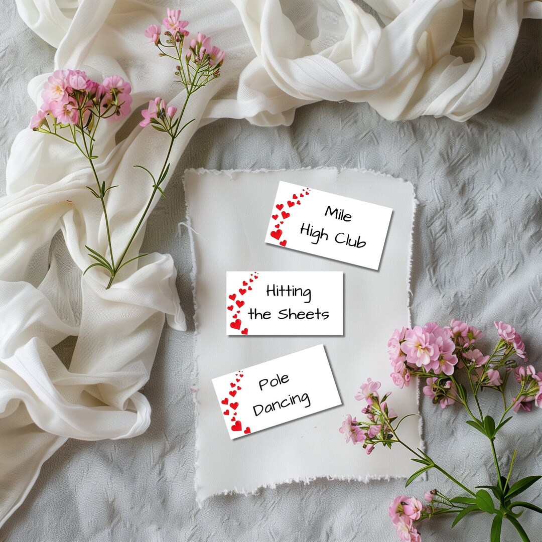 Adults Only Dirty Charades, 100 Printable Naughty Hen Party Charades ...