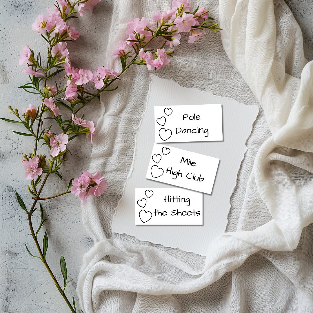 Adults Only Dirty Charades, 100 Printable Naughty Hen Party Charades ...