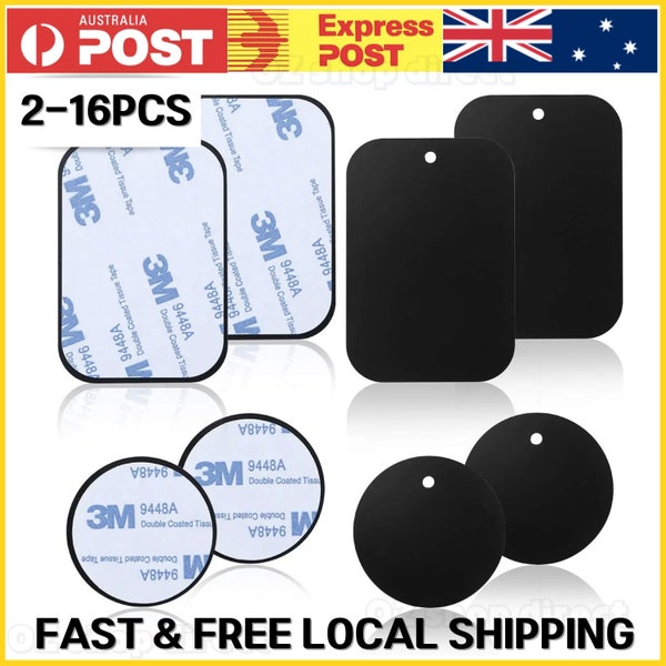 Adhesive Metal Plate Replacement Disc for Magnetic Car Phone GPS Mount Holder AU