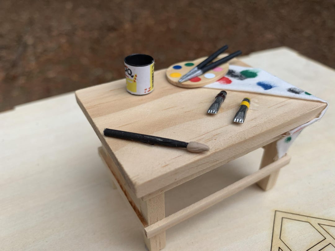 Thee Table Kids Artist Table - Thee Evergreen Under Construction Kit - Etsy