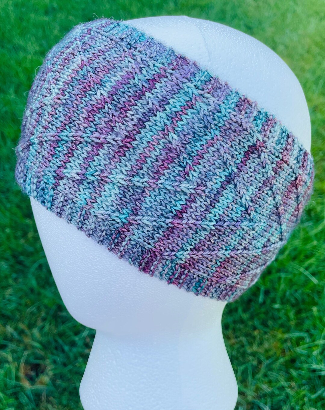 Chevron Headband Knitting Pattern PDF File, PATTERN ONLY, Headband