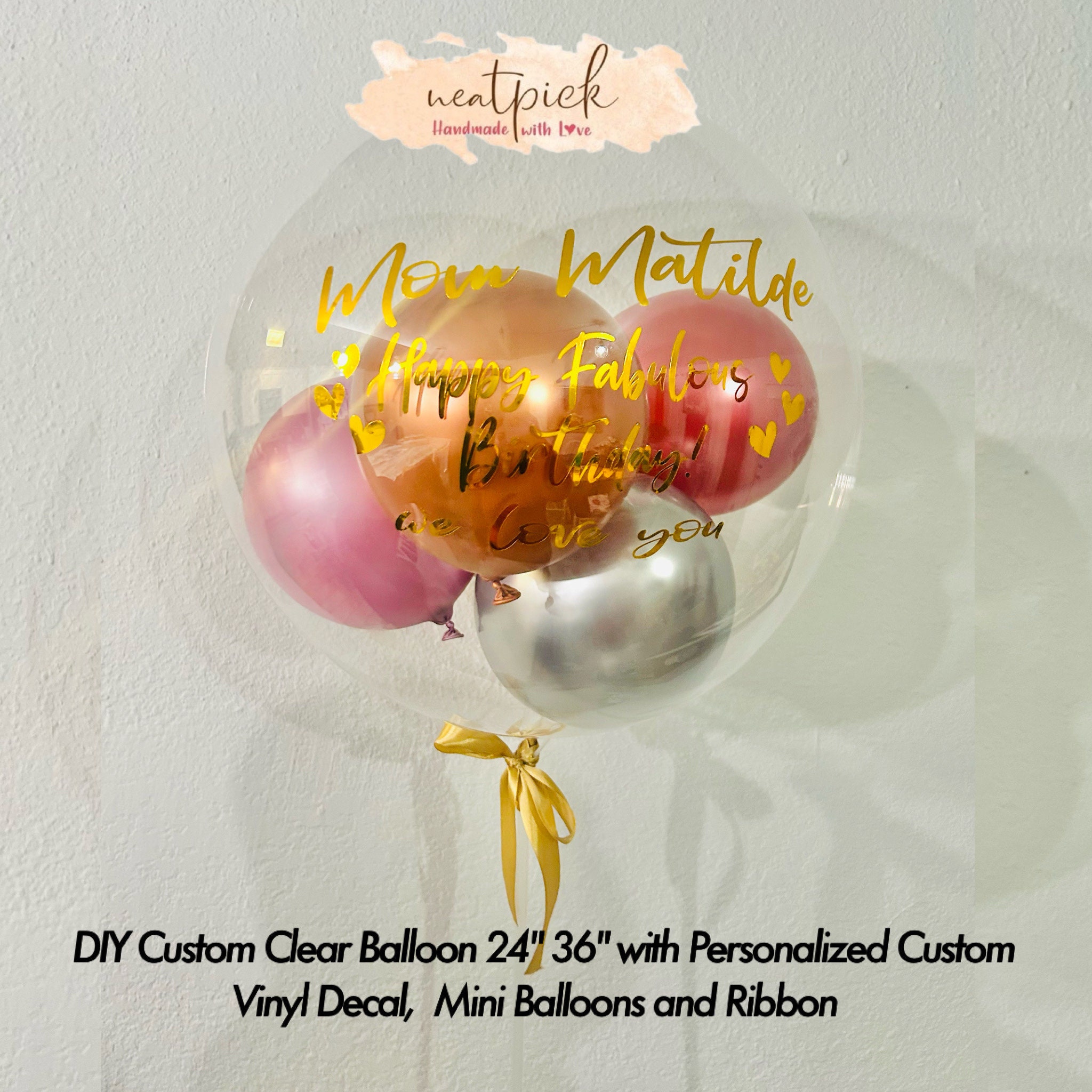 Bobo Balloons Wide Neck,30 Bobo Balloon Wide Neck for Stuffing Gifts,big  Clear Balloon,super Wide Neck Balloon 